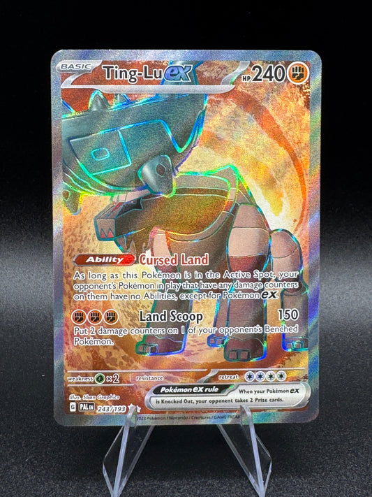 Pokémon TCG Ting-Lu ex 243/193 Paldea Evolved Full Art Ultra Rare NM - Single