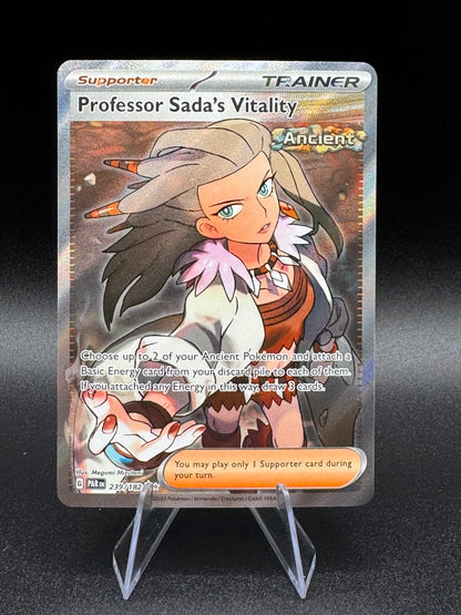 Pokémon TCG Professor Sadas Vitality Paradox Rift 239/182 Holo Ultra Rare  NM/M - Single