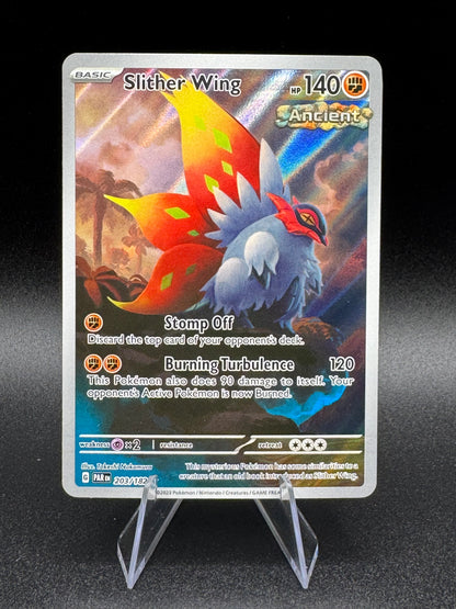 Pokemon Slither Wing 203/182 Paradox Rift Illustration Rare Holo NM - Single