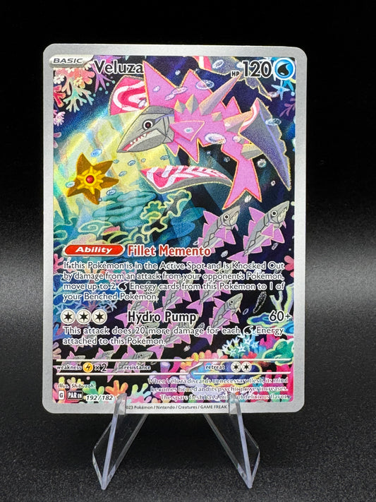 Veluza 192/182 Illustration Rare Paradox Rift Pokemon Card NM - Single