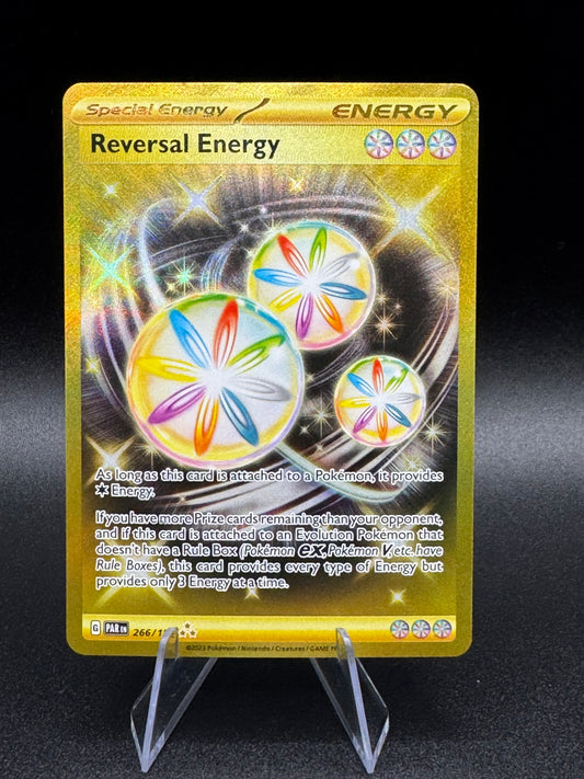Reversal Energy 266/182 Pokemon TCG Sv04: Paradox Rift Holo - hyper rare NM/M - Single