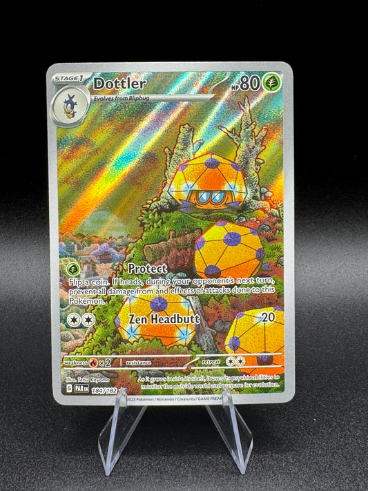 Dottler - 184/182 - Pokemon - Paradox Rift - Holo - Illustration Rare NM - Single
