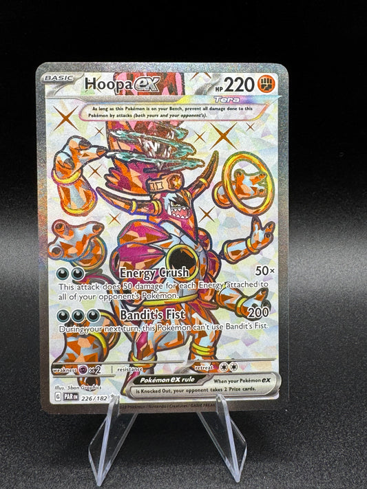 Hoopa ex - 226/182 - Pokemon Paradox Rift Full Art Ultra Rare Card NM - Single