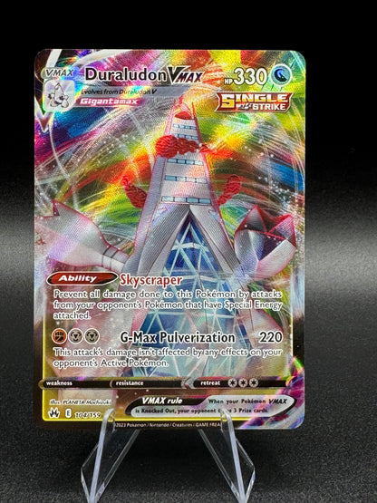 Duraludon VMAX 104/159 Crown Zenith Holo Pokemon Card NM - Single