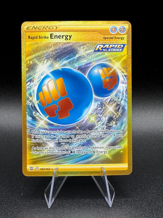 Rapid Strike Energy 182/163 - SWSH: Battle Styles Secret Rare - Pokémon TCG (NM) - Single