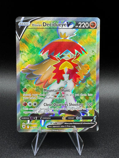 Hisuian Decidueye V Full Art 173/189 Astral Radiance Ultra Rare Pokemon TCG - Single