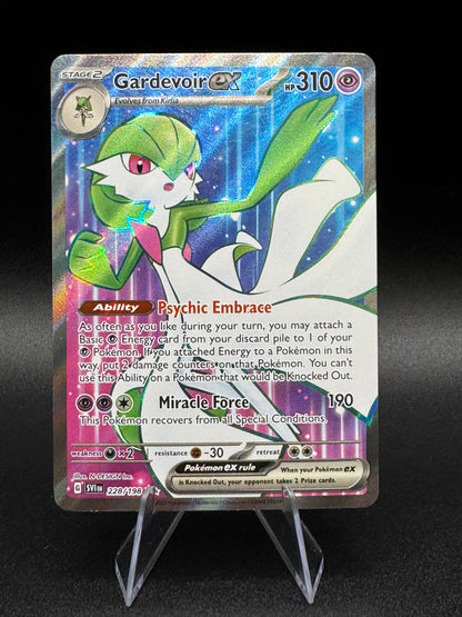 Pokemon Scarlet and Violet - GARDEVOIR EX - FULL ART - 228/198 - NM - Single