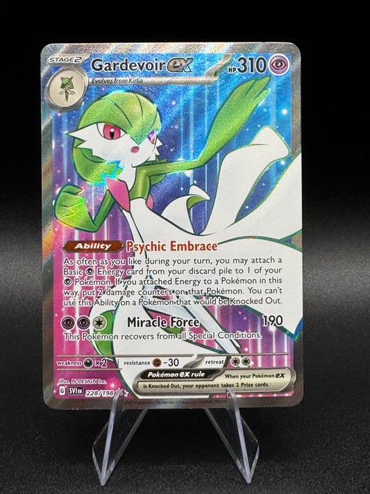 Pokemon Scarlet and Violet - GARDEVOIR EX - FULL ART - 228/198 - NM - Single