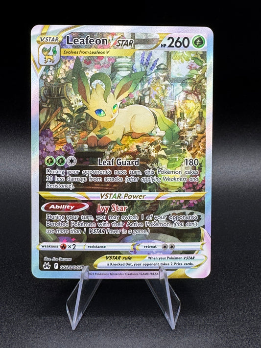 Pokemon TCG Leafeon VSTAR GG35/GG70 Crown Zenith Galarian Gallery Ultra Rare NM - Single