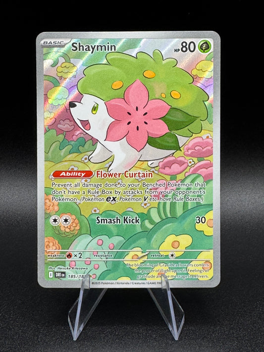 Shaymin 185/182 Sv10: Destined Rivals Holo Illustration Rare NM/M Pack Fresh - Single