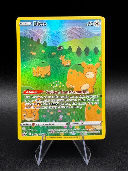 Pokemon - Ditto - GG22/GG70 Crown Zenith Galarian Gallery - NM - Single