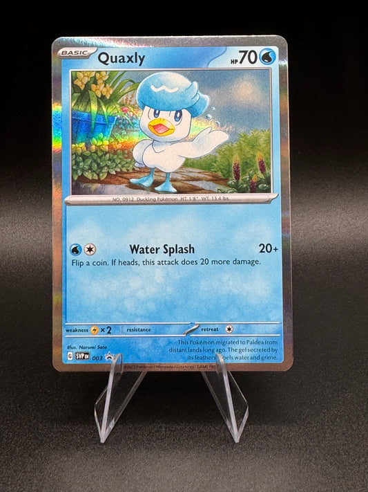 Quaxly SVP003 Black Star Promo 003 Scarlet & Violet Pokemon NM - Single