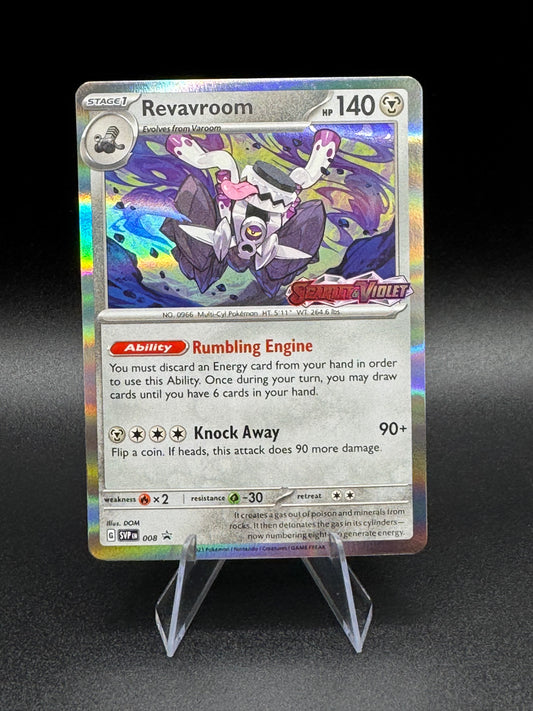 Pokemon SV Promo STAMPED PRERELEASE Revavroom SVP008 - Near Mint (NM) - Single
