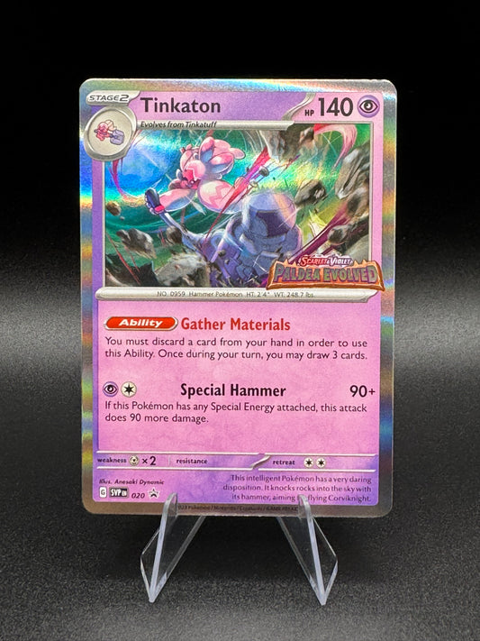 Pokemon Tinkaton 020 SVP Black Star Promo Scarlet Violet Holo Stamped NM - Single