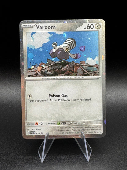 Varoom Pokemon Scarlet & Violet SVP 026 Cosmos Holo Black Star Promo NM - Single