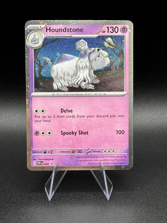 Houndstone Holo Black Star Promo SVP042 Pokémon 2023 Scarlet & Violet - NM - Single