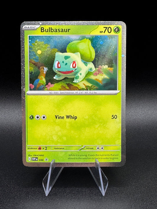 Pokemon TCG Promo SVP 046 Cosmos Holographic Bulbasaur Near Mint -Single