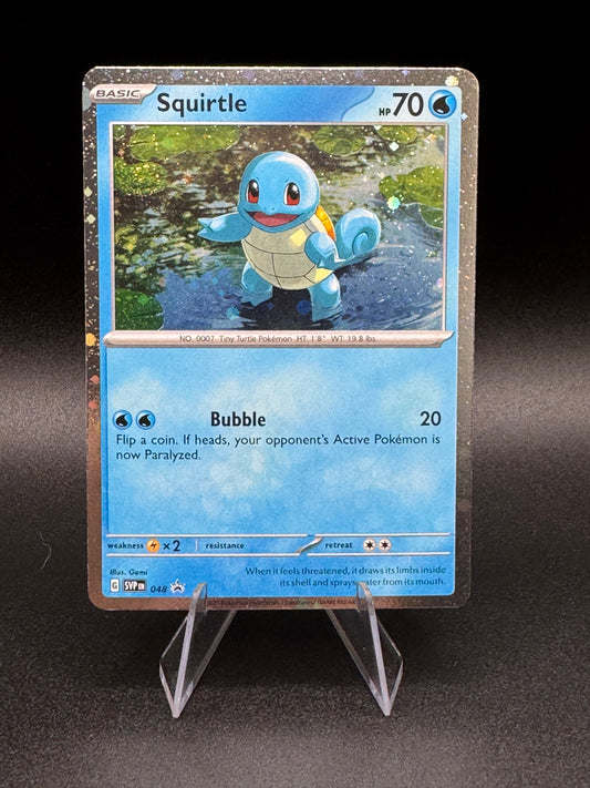Squirtle SVP048 Black Star Promos Cosmos Holo Starter Pokémon 151 TCG 2023 NM - Single
