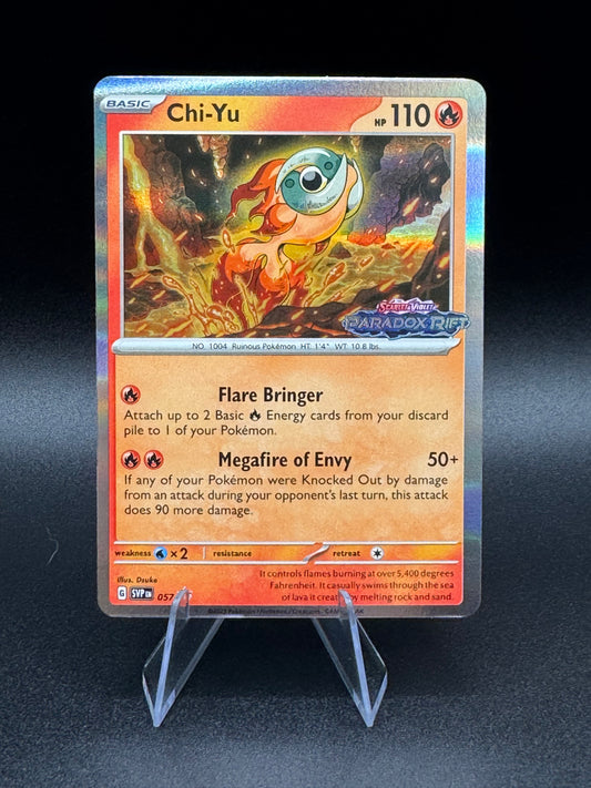 Chi-Yu SVP057 Black Star Promos Paradox Rift Prerelease Holo Pokémon TCG 2023 NM - Single