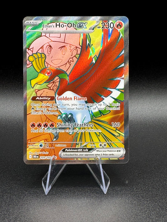Ethan's Ho-Oh ex 209/182 -  Ultra Rare - SV Destined Rivals NM/M - Single