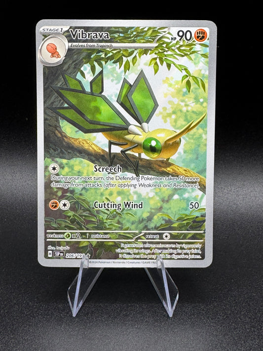 Vibrava 206/191 Illustration Rare Surging Sparks POKÉMON TCG [NM] - Single
