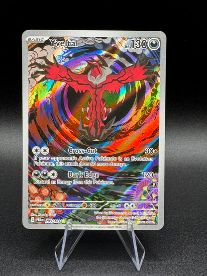 Yveltal 205/182 Full Art Illustration Rare Pokemon Paradox Rift English TCG NM - Single