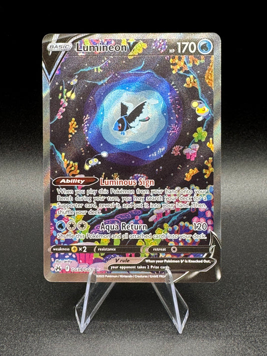 Lumineon V GG39/GG70 Crown Zenith: Galarian Gallery Holo NM - Single