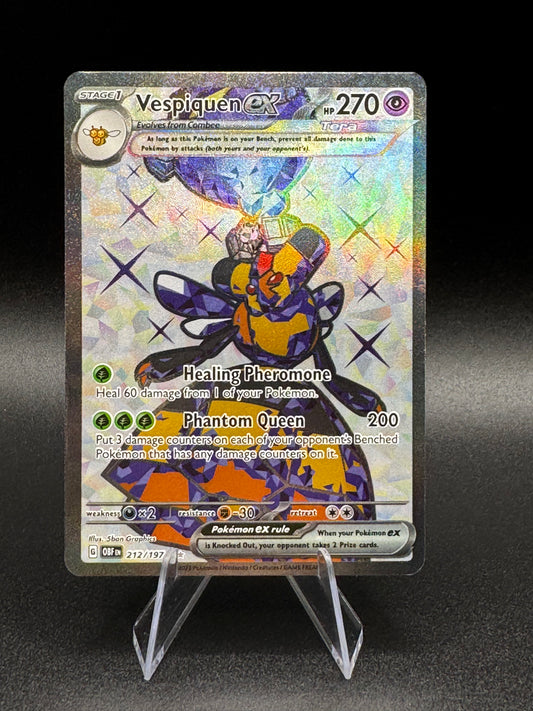 Pokémon TCG Vespiquen EX SV03: Obsidian Flames 212/197 Holo Ultra Rare NM - Single