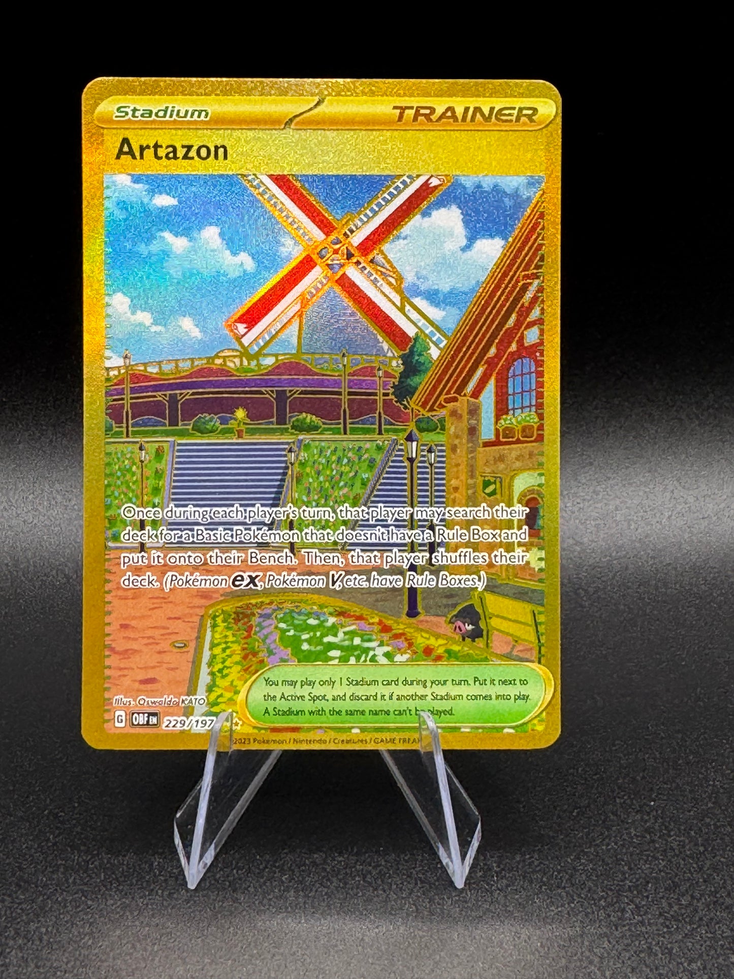 Pokemon TCG - Artazon 229/197 - Obsidian Flames - Holo Hyper Rare NM - Single