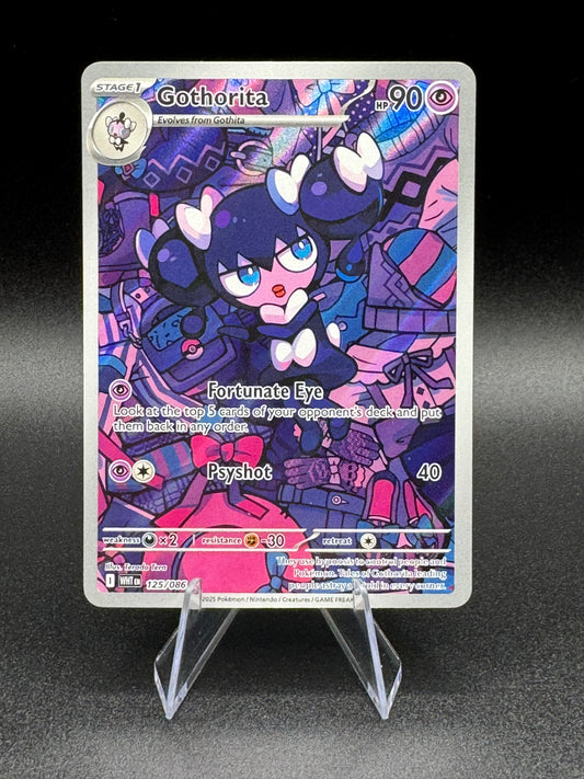 Pokemon TCG White Flare Gothorita Illustration Rare Card 125/086 English NM - Single