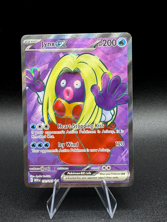 Jinx EX 191/165 Scarlet & Violet 151 Full Art Pokemon TCG NM - Singles