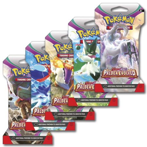 Paldea Evolved Sleeved Booster Packs - JoWiGlitter Live Breaks